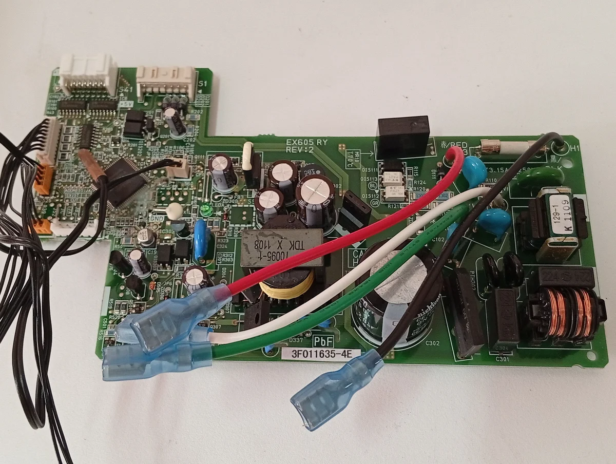 Placa Electrónica Aire Acondicionado 1841785/EX605 RY REV:2/P.C.B. 3F011635-4E/2P209975-4