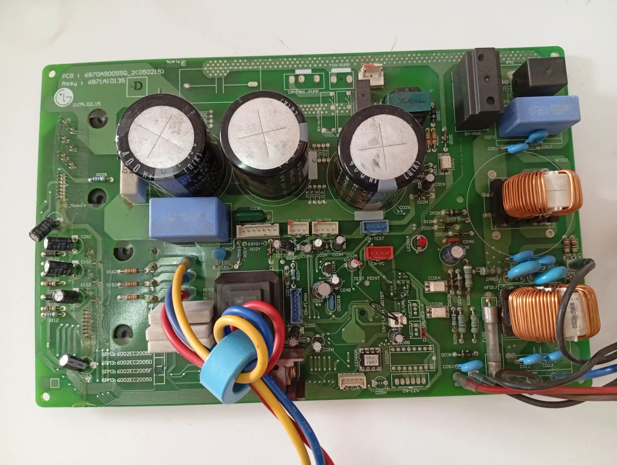 Placa Electrónica Aire Acondicionado PCB: 6870A90055Q_2(050215)/ Assy: 6871A10135D/SPM3: 6002EC2005F