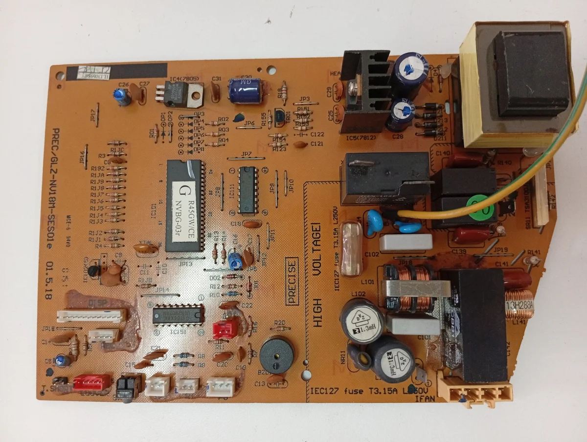 Placa Electrónica Aire Acondicionado PREC/GLZ-NV18M-SES01e