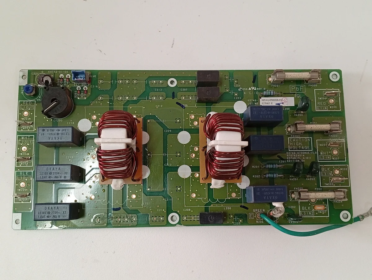 Placa Electrónica Aire Acondicionado K07AQ-0700HUE-FL0/9707624014/K07AQ-FL-A (01) EDITION.04/K07AQ-01-04