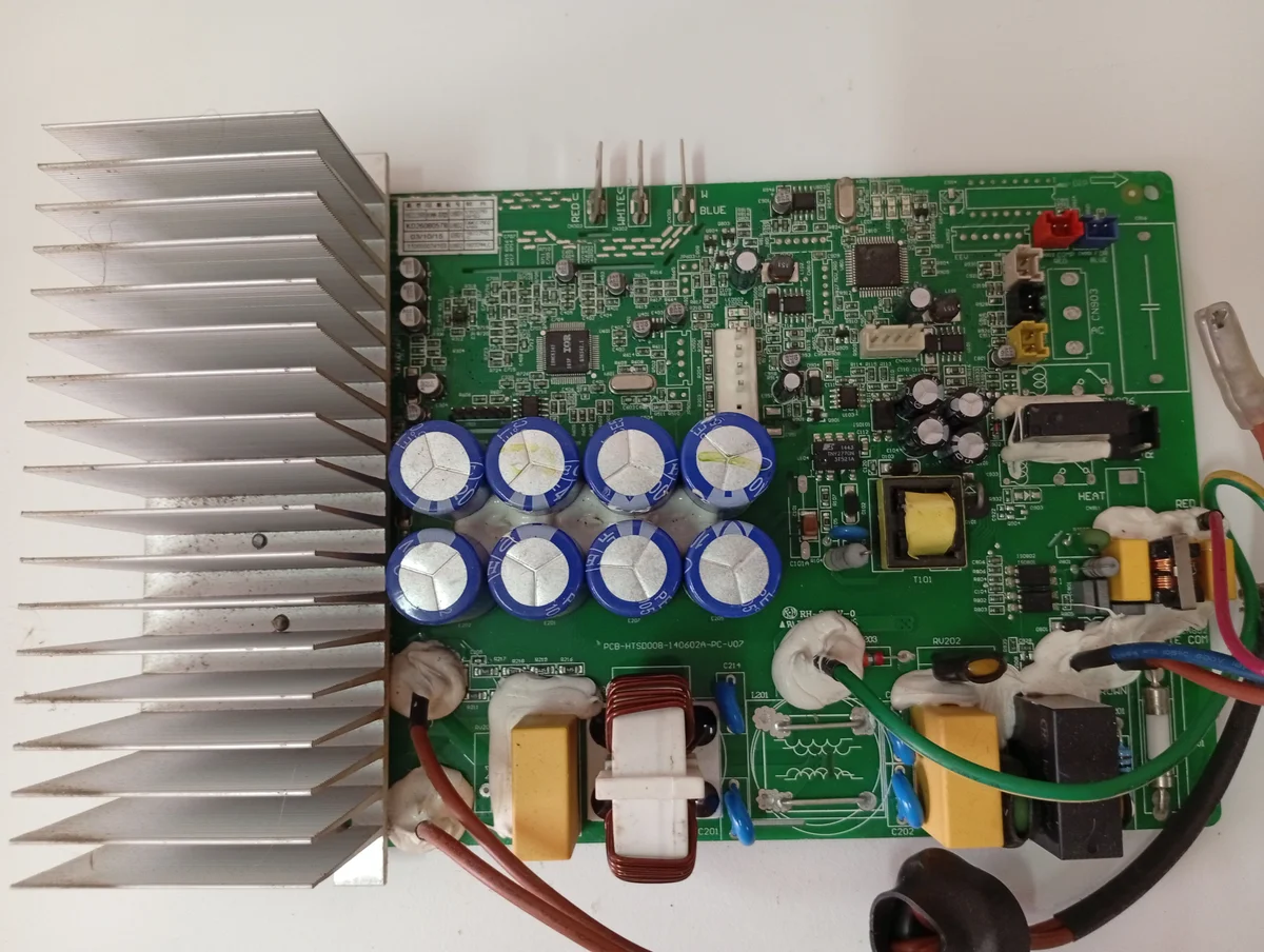 Placa Electrónica Aire Acondicionado PCB-HTSD008-140602A-PC-V07