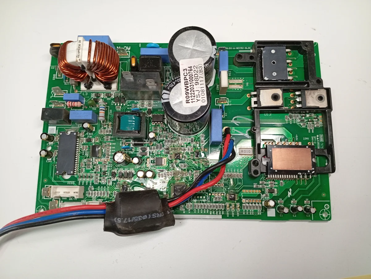 Placa Electrónica Aire Acondicionado MUPR-09-H5A/NO: SX-W-NEC52-SLDC/R09WBPC3/11222031000764/ YSJ:98D22/01081117(B3)