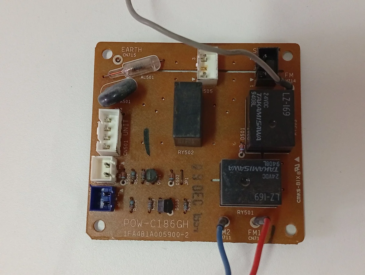 Placa Electrónica Aire Acondicionado P0W-C186GH/1FA4B1A005900-2