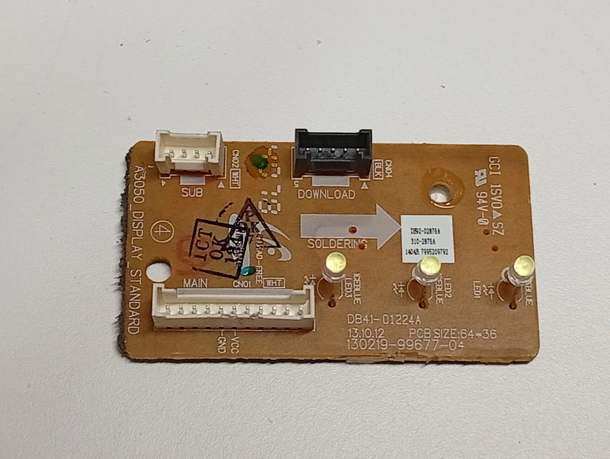 Placa Electrónica Aire Acondicionado DB92-02876A/DB41-01224A/130219-99677-04