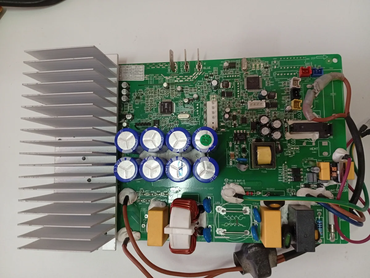 Placa Electrónica Aire Acondicionado PCB-HTSD0008-140602A-PC-V07