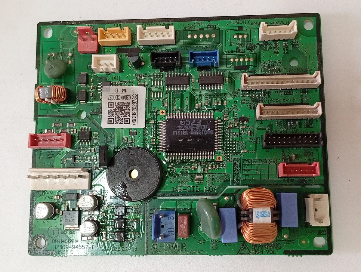 Placa Electrónica Aire Acondicionado DB41-01221A/121109-94657-11/06DB9202873C/620AKCD0027/PCB SIZE:i20X98