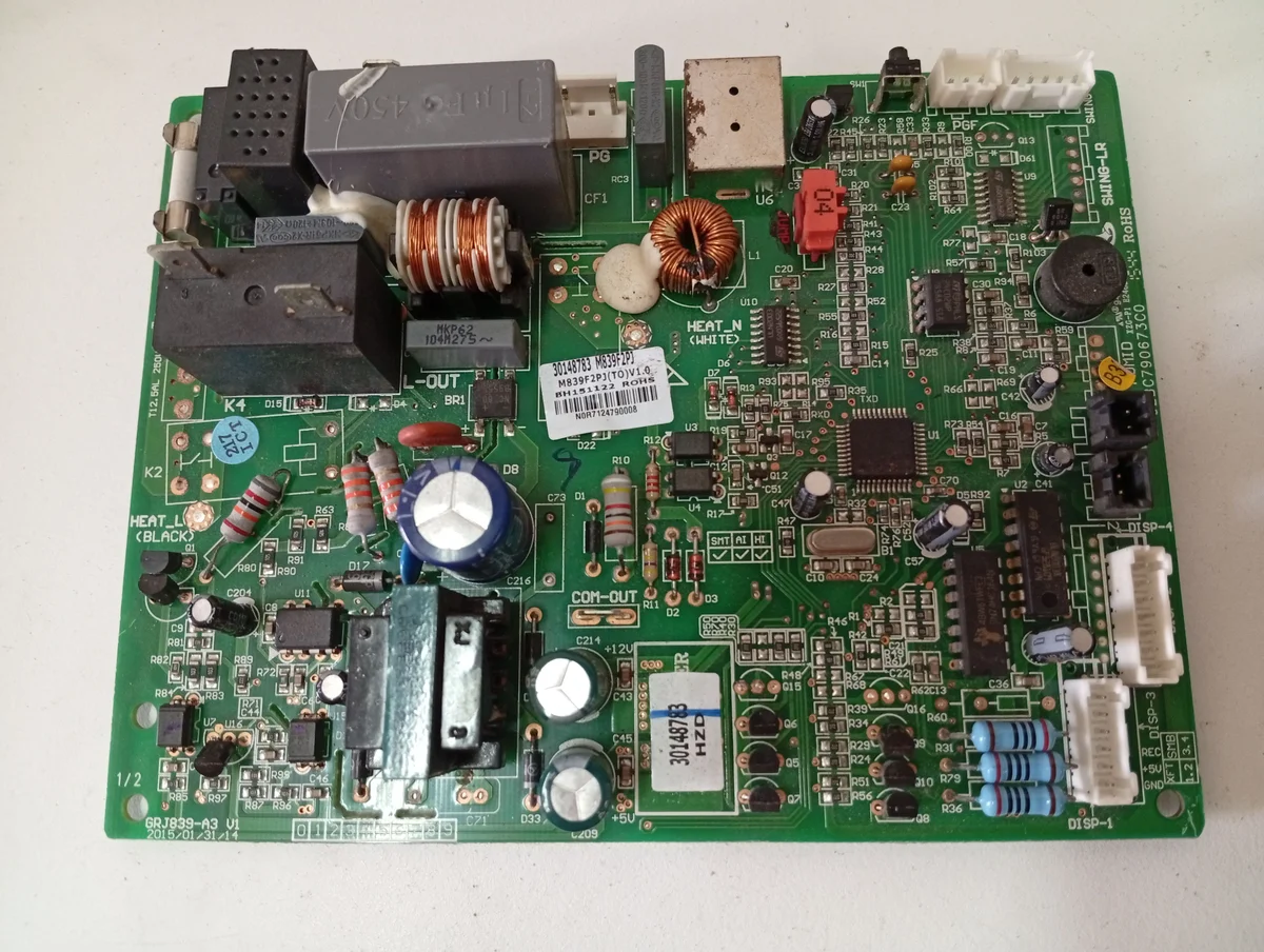 Placa Electrónica Aire Acondicionado 02BC790673C0/GRJ839-A3 V1/30148783 M839F2PJ/M839F2PJ(TO) V1.0/BH151122 ROHS