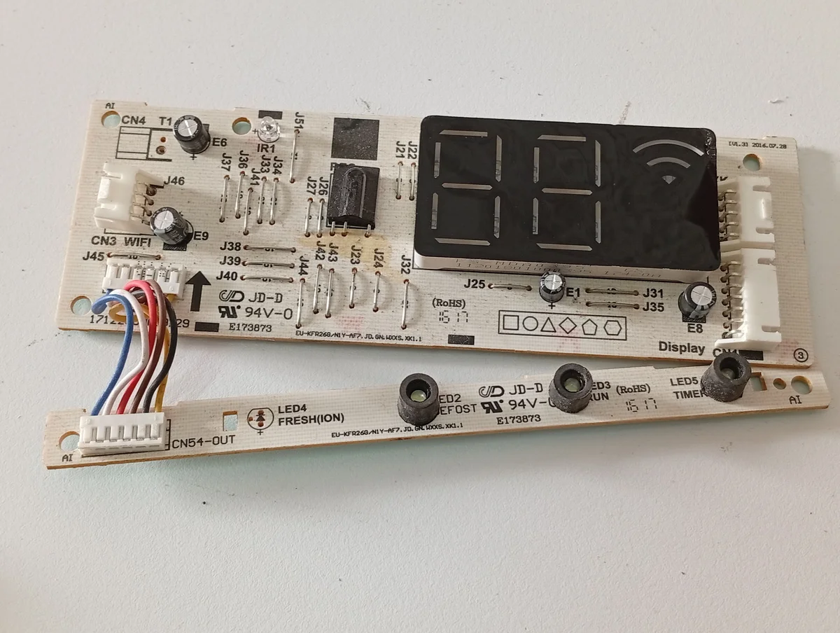 Placa Electrónica Aire Acondicionado 17122000A19129/E173873/EU-KFR26G/N1Y-AF7.JD.GN.WXXS.XK1.1