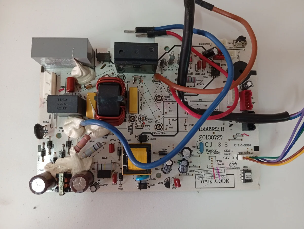 Placa Electrónica Aire Acondicionado 1550982B/20130727