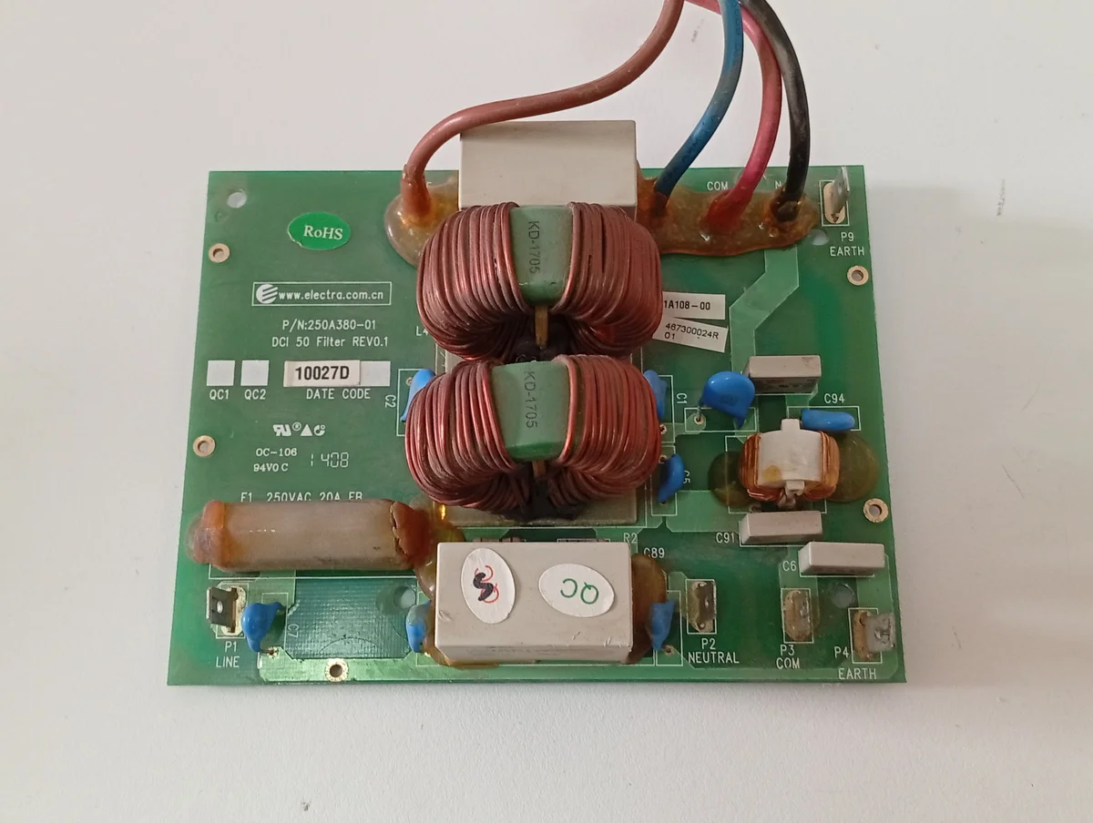 Placa Electrónica Aire Acondicionado P/N:250A380-01 DCI 50 Filter REV0.1/901A108-00/467300024R01