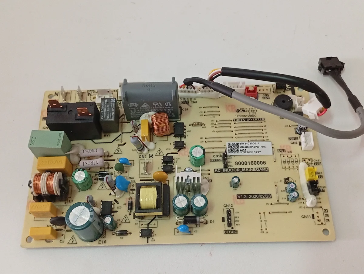 Placa Electrónica Aire Acondicionado 8000160006/801340300014/M22-QS-BP-SPLIT-V15