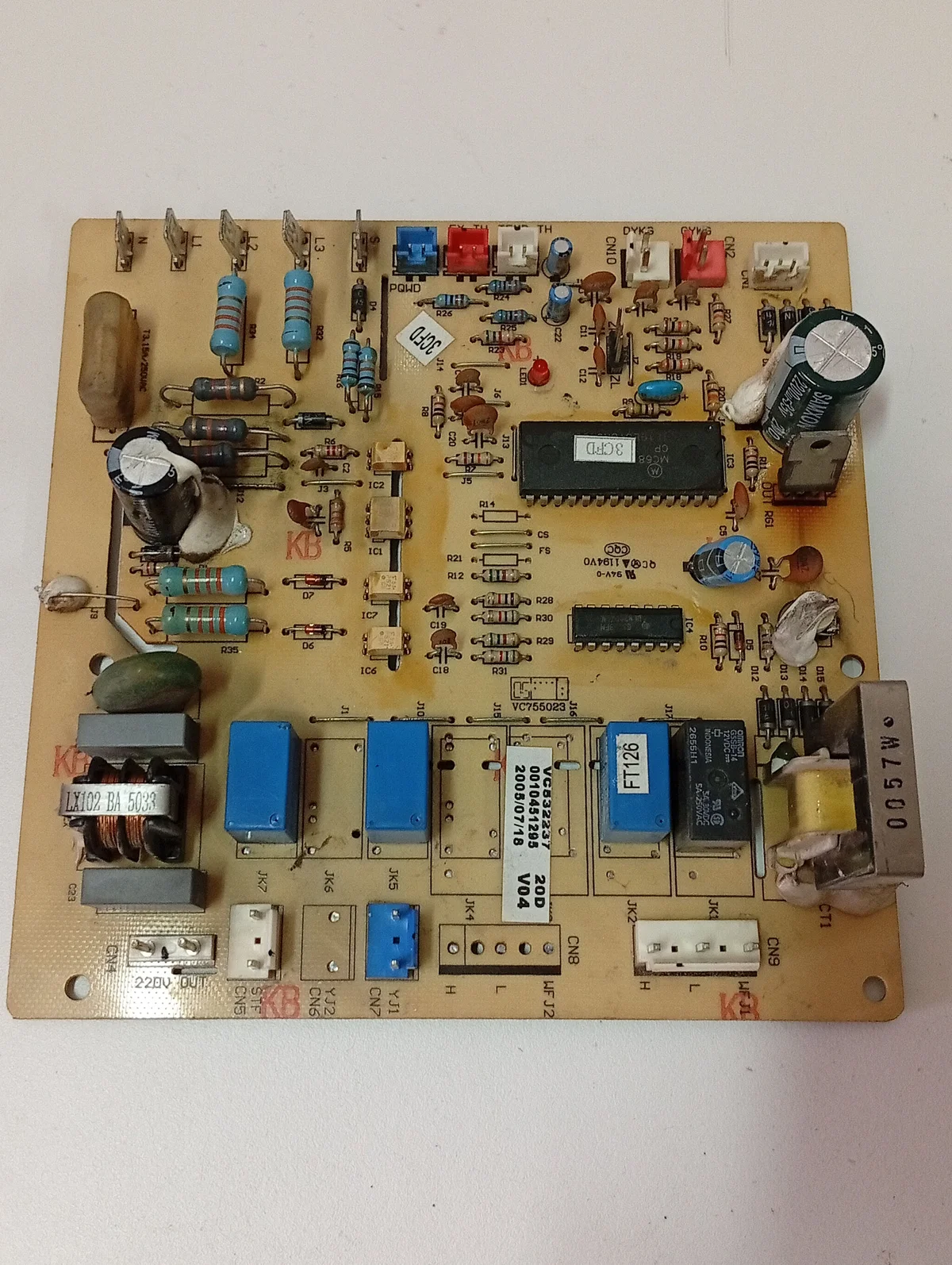 Placa Electrónica Aire Acondicionado VC532237/0010451295/VC755023/06