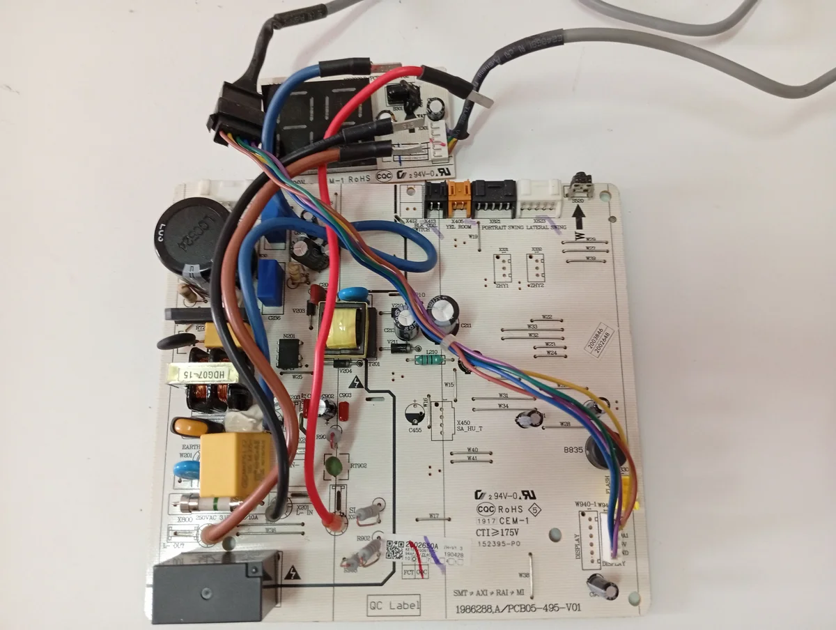 Placa Electrónica Aire Acondicionado 1986288,A/PCB05-495-V01/2002650A/1996922,B/PCB05-504-V02