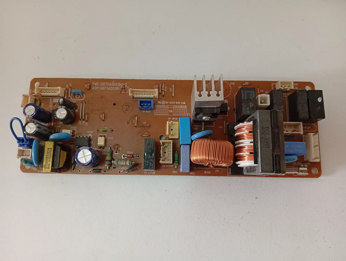 Placa Electrónica Aire Acondicionado PWB:6870A90016U-2/ASM:6871A20181A/08