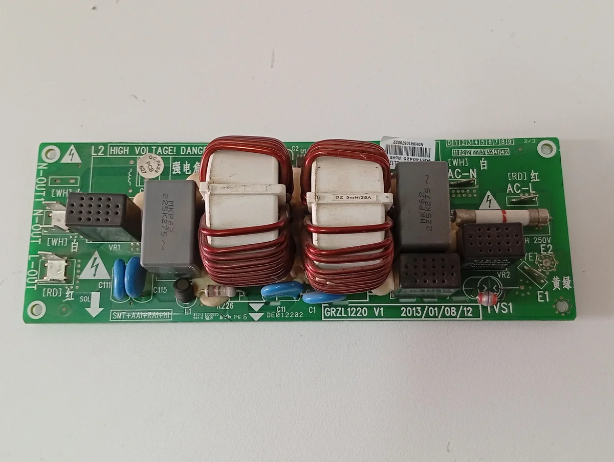 Placa Electrónica Aire Acondicionado DE012202/GRL1220 V1/30221000007 ZL1220/AB140425 RoHS