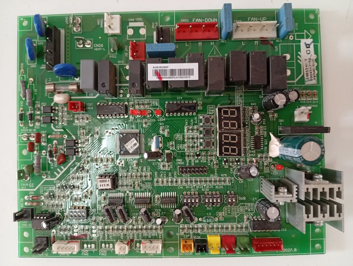 Placa Electrónica Aire Acondicionado 1452027.B/1485340.H/1004540T63 H1M(RoHS) (REACH)/029187B0/AUW-60U6SP