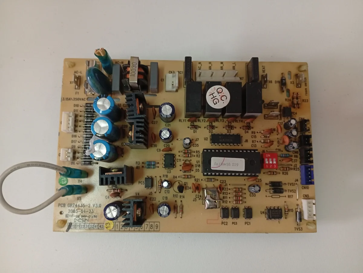 Placa Electrónica Aire Acondicionado PCB GRZ4435-2 V3.0